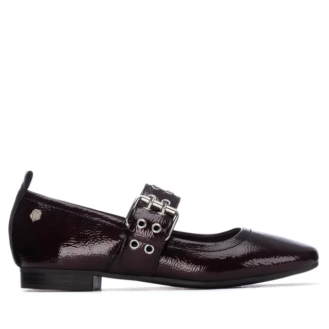 Carmela 16414401 ballerine plate bordeaux vernie