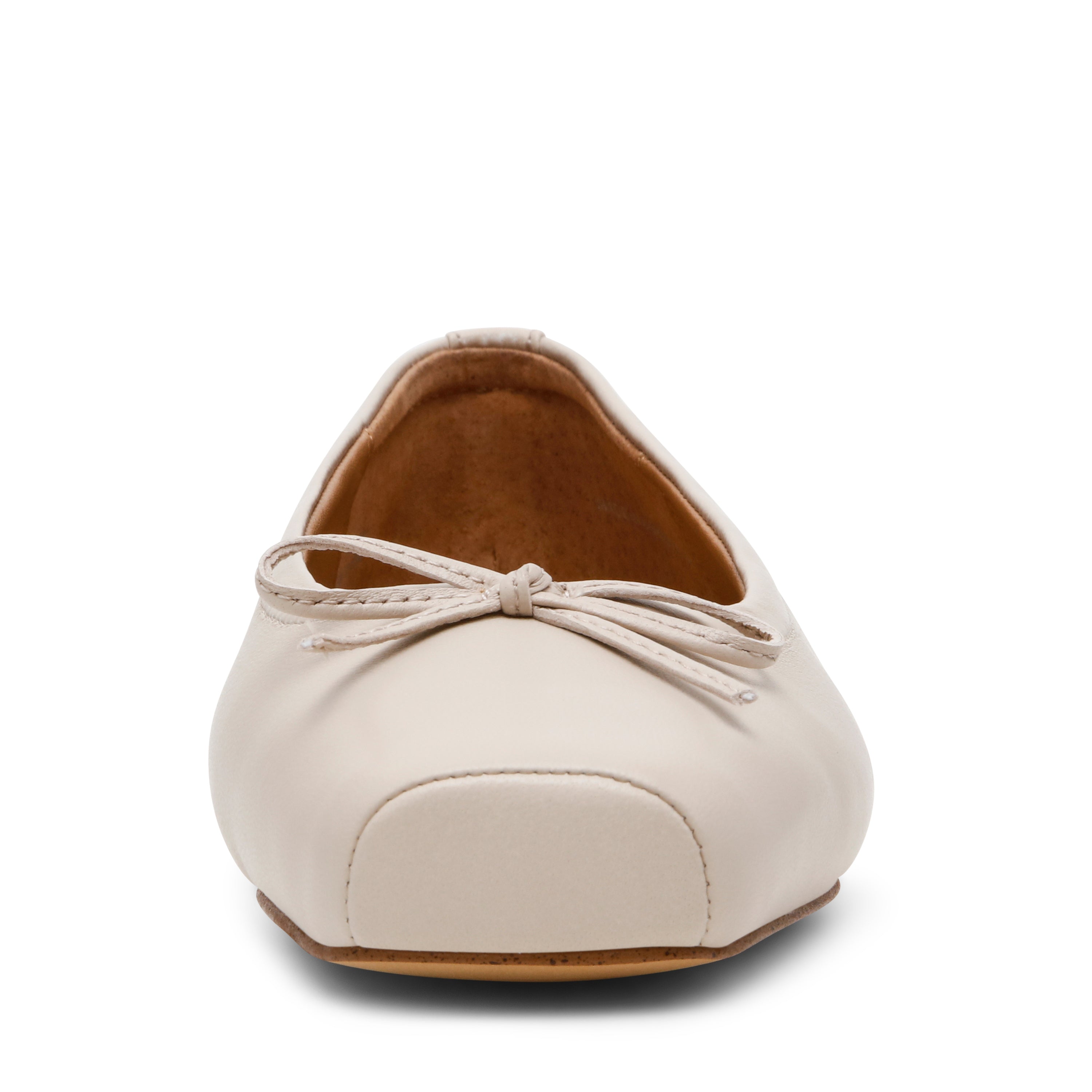 Steve Madden Eleve ballerines cuir beige talon 1 cm