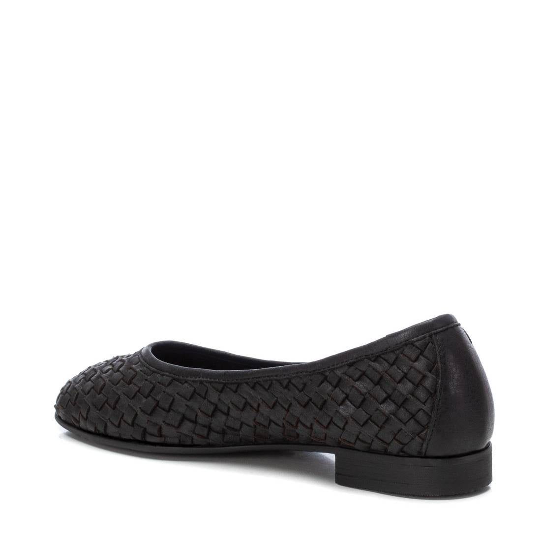 Carmela 16127703 ballerine cuir noir entrelacé