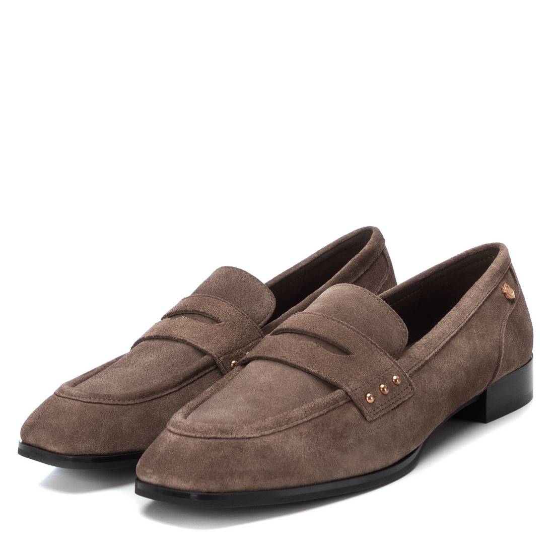 Carmela 16198702 mocassin femme marron cuir velours