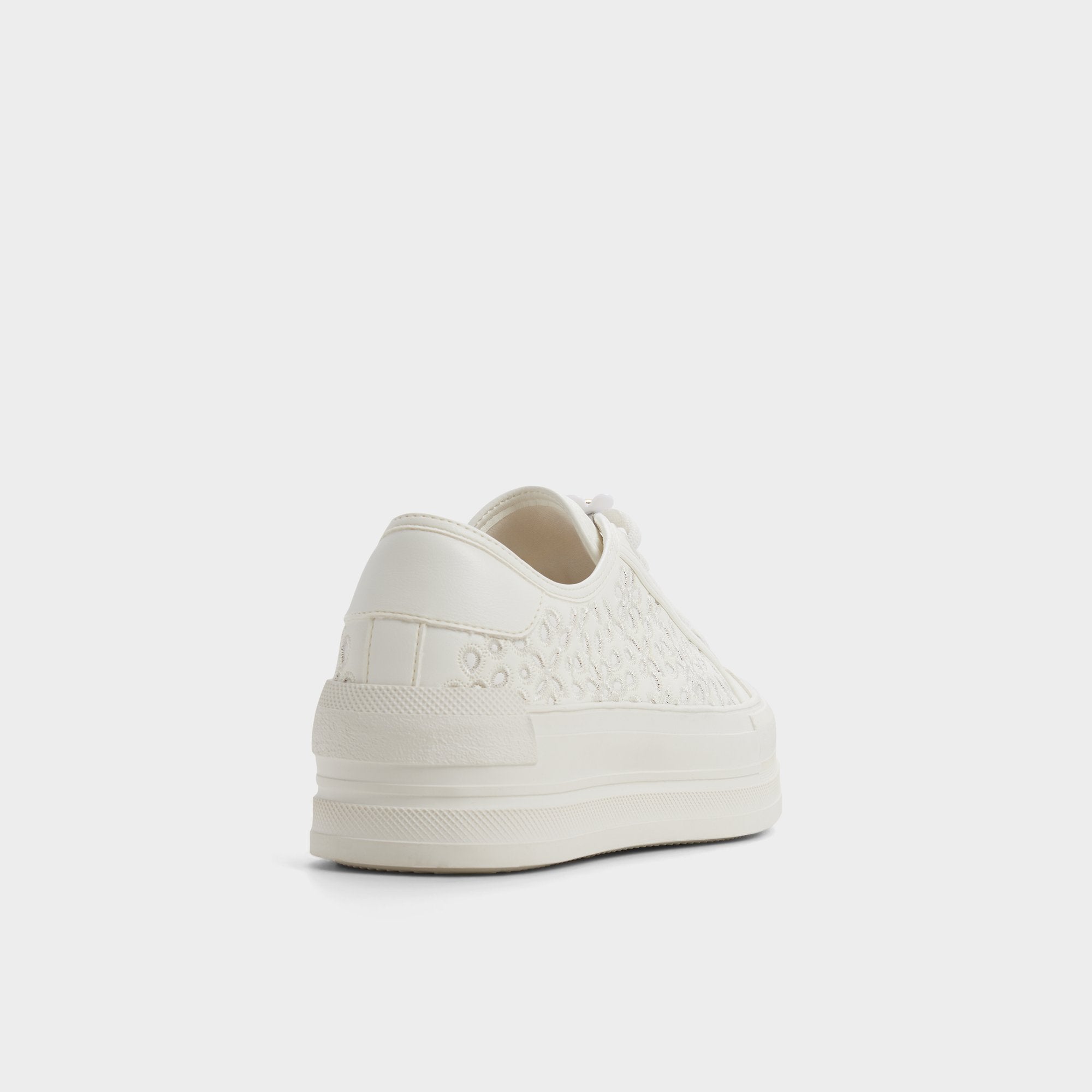 Aldo Rayes baskets plateforme blanche fleurs