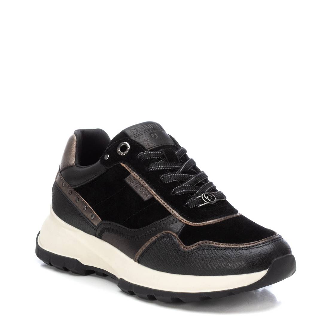 Carmela 16182702 sneakers cuir noir lacets