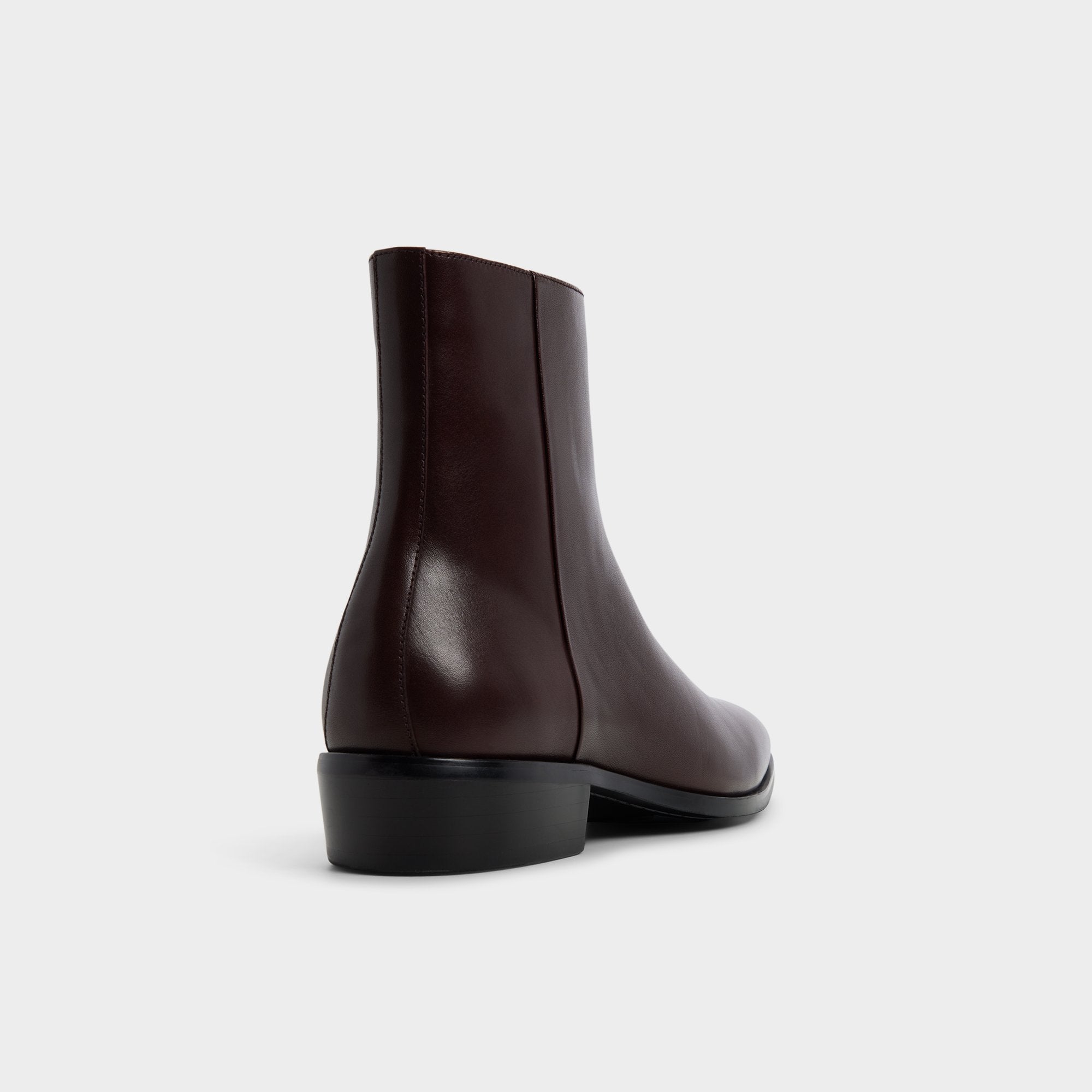 ALDO Amur bottines bordeaux cuir talon bloc