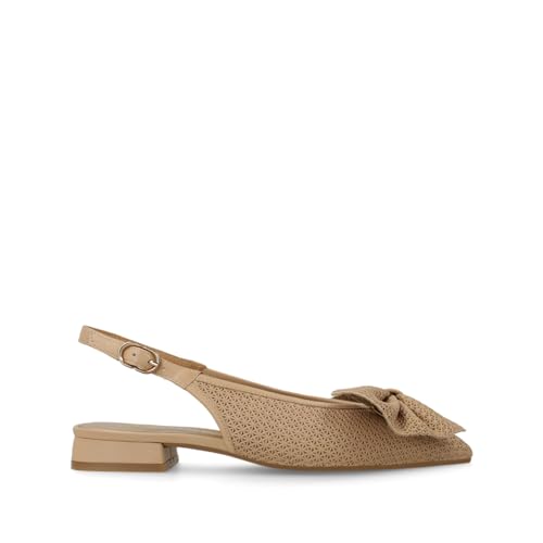 LODI BRO5258 ballerines beiges cuir véritable