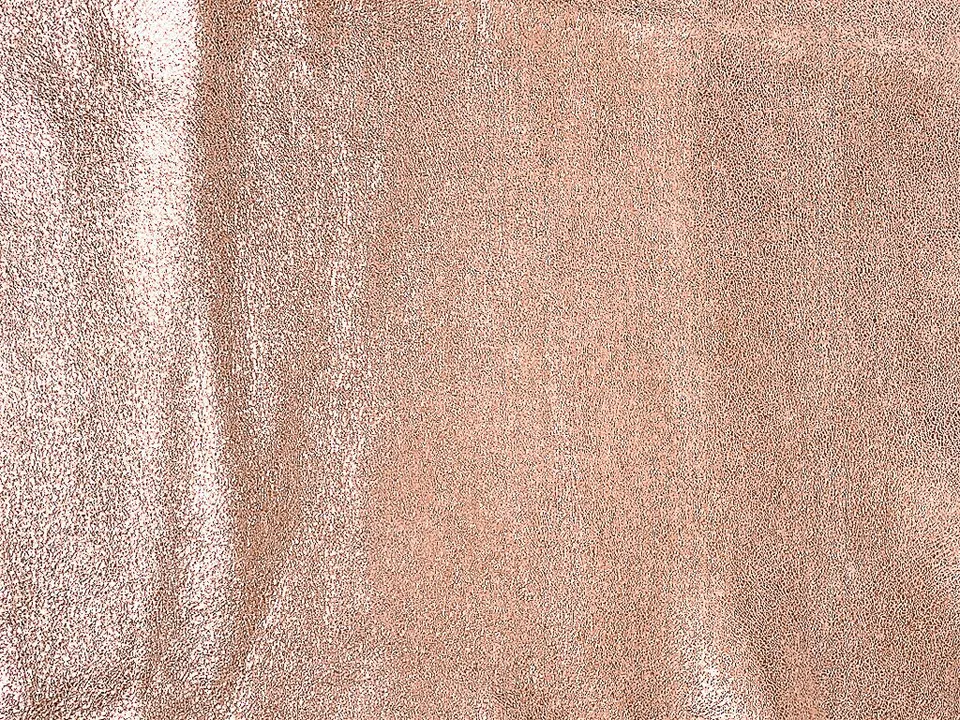Dessine Moi Un Soulier Irisé Or rose échantillon cuir