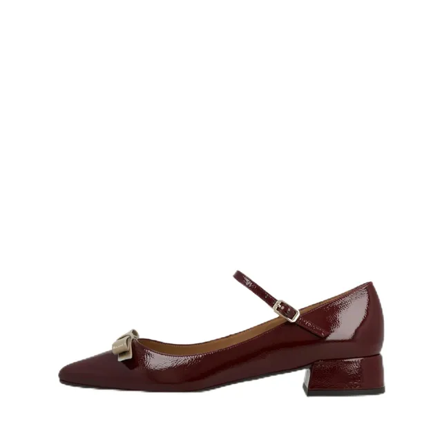 Lodi Amilcar ballerines bordeaux cuir