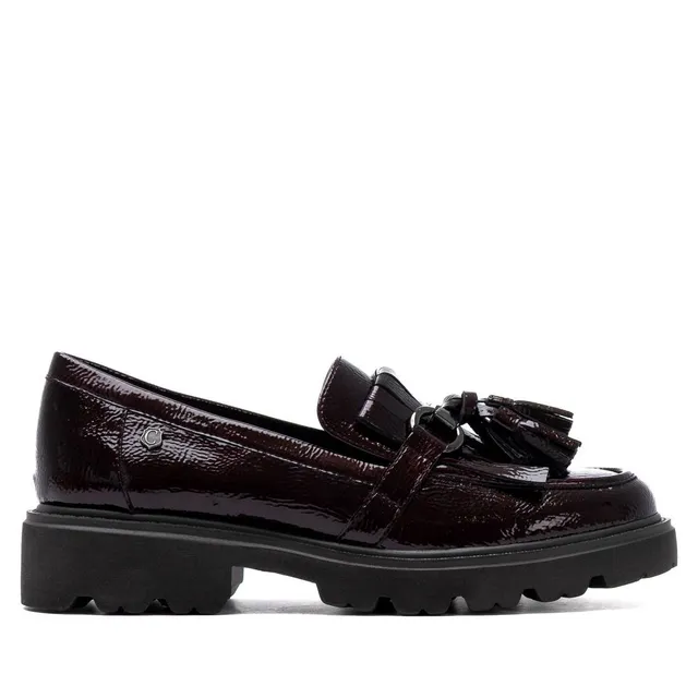 Carmela 16437902 mocassin femme bordeaux verni