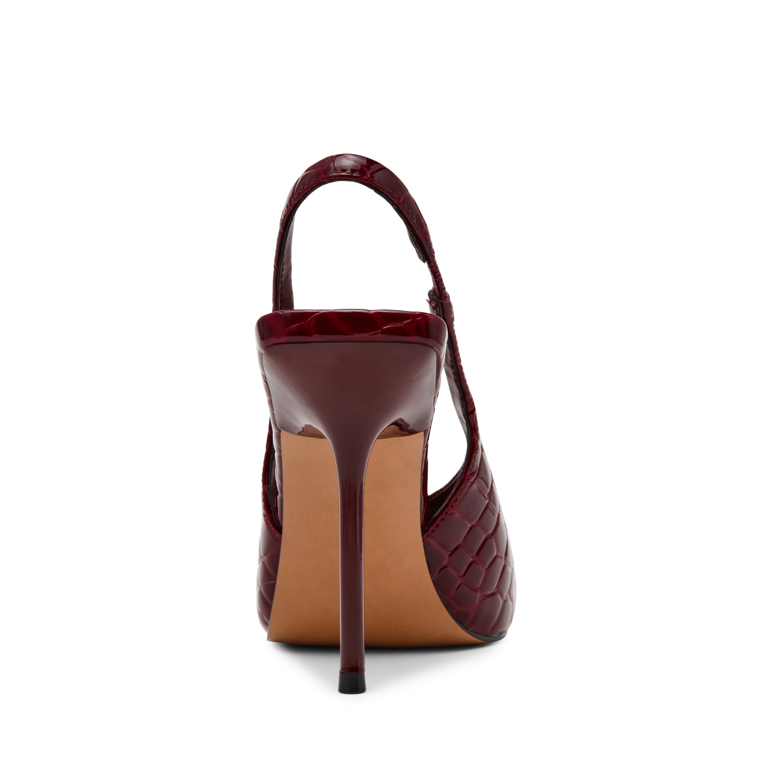 Steve Madden Lucian sandales bordeaux cuir 10,5 cm