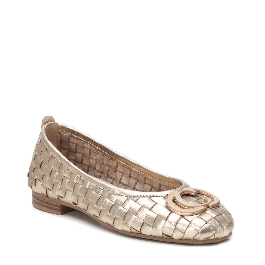 Carmela 16216905 ballerine femme dorée cuir véritable