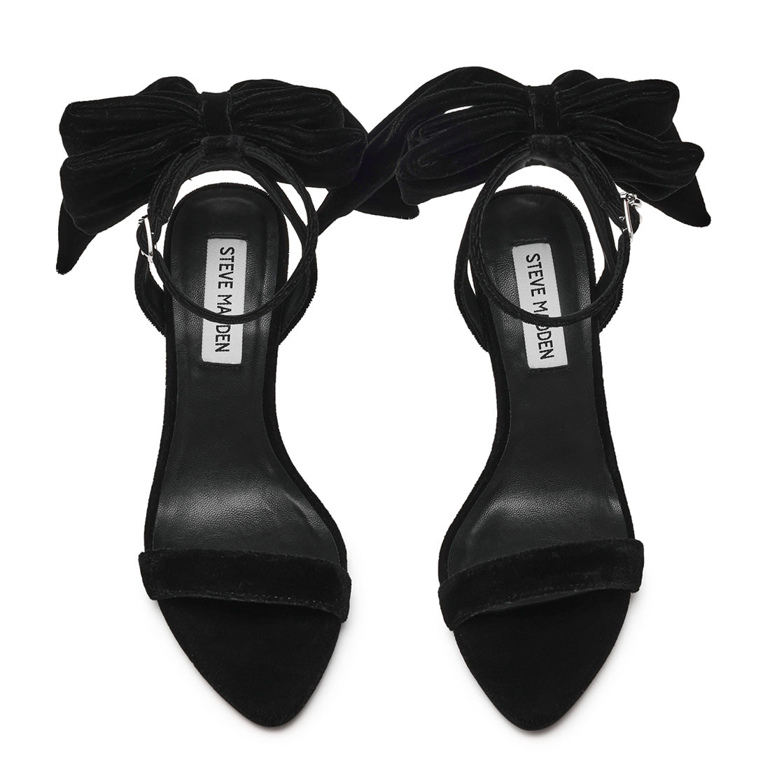 Steve Madden Nivia sandale talon velours noir 9,5 cm