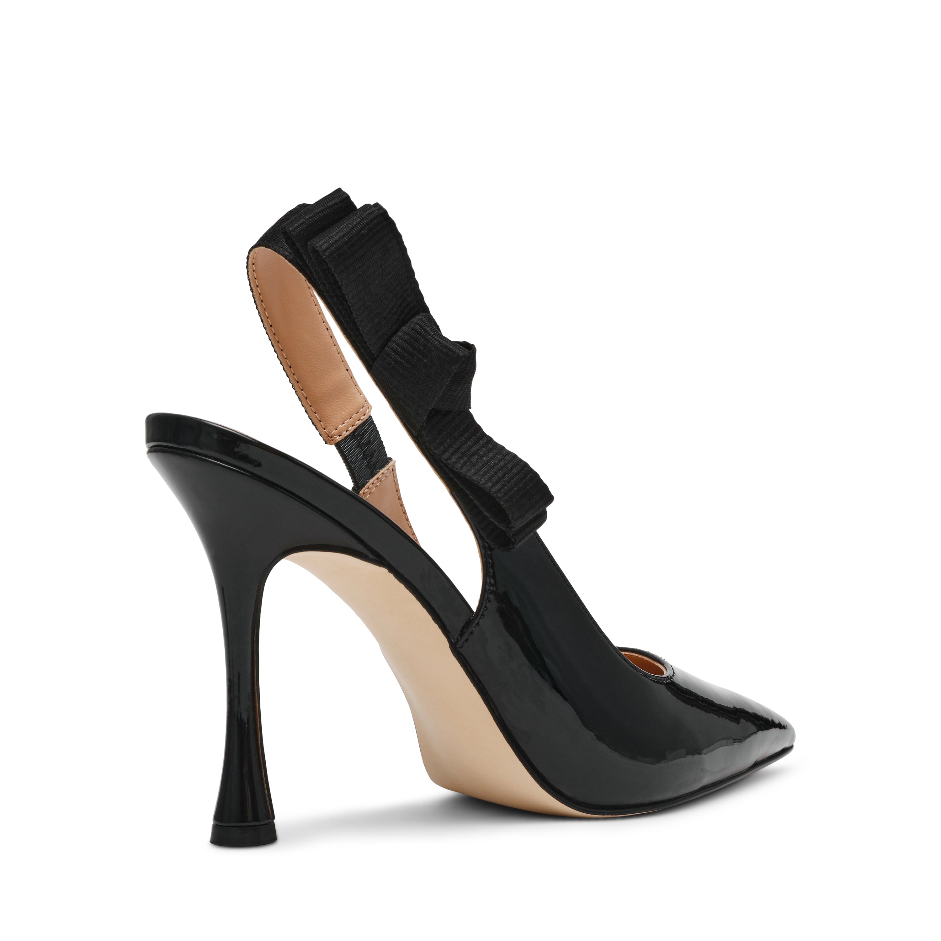 Steve Madden Brylie escarpins vernis noir talon 10 cm