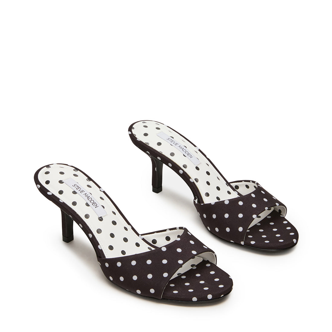 Steve Madden Kendrix sandales noir blanc 6 cm
