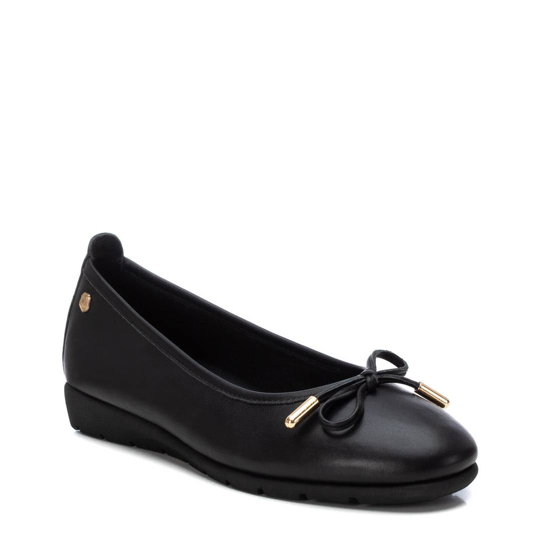 Carmela 16198503 ballerine noir cuir plat
