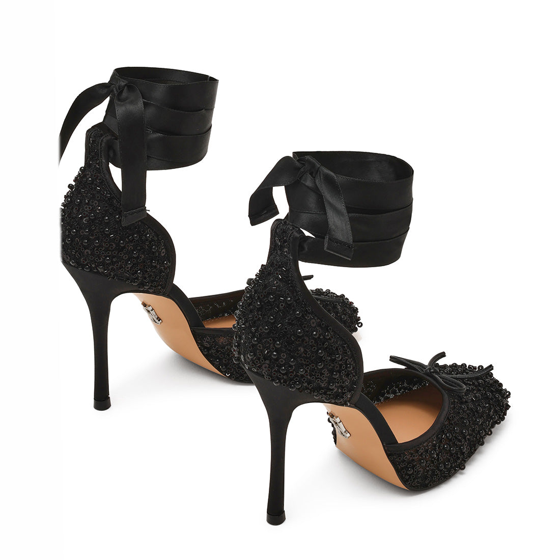 Steve Madden Larina-SEQ escarpins noirs talon 10 cm