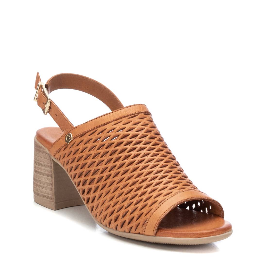 Carmela 16083701 sandale cuir marron talon 8 cm