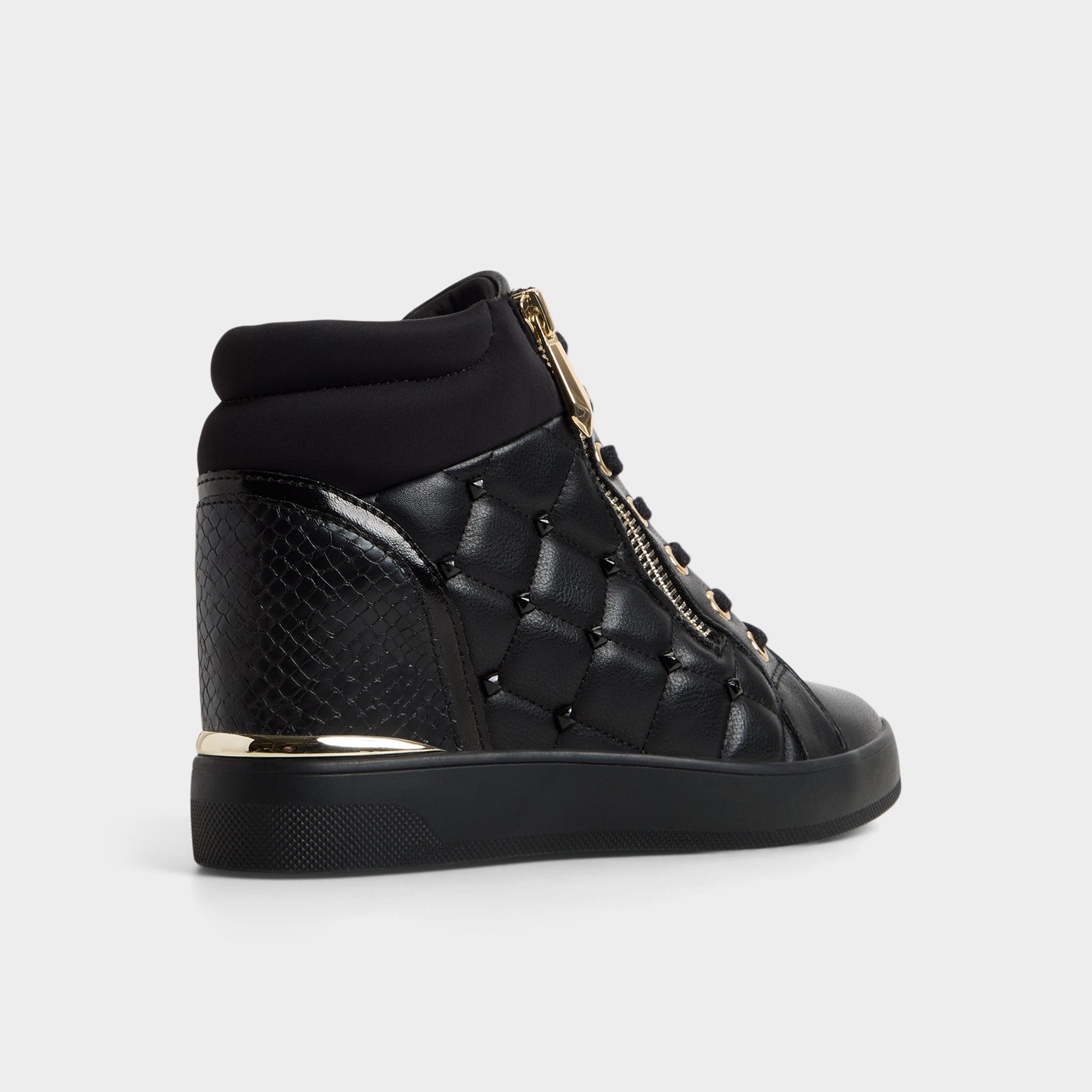 Aldo Ailannah baskets compensées femme cloutées
