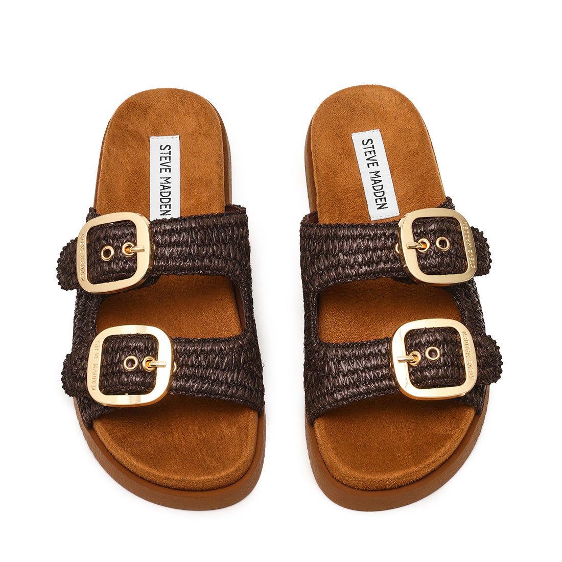 Steve Madden Miramar sandales marron foncé