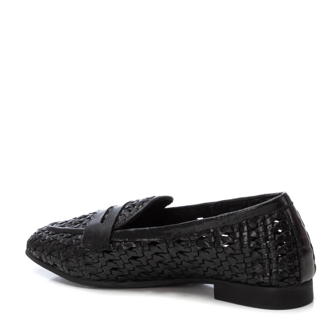 Carmela 16241001 mocassin cuir noir sans lacet