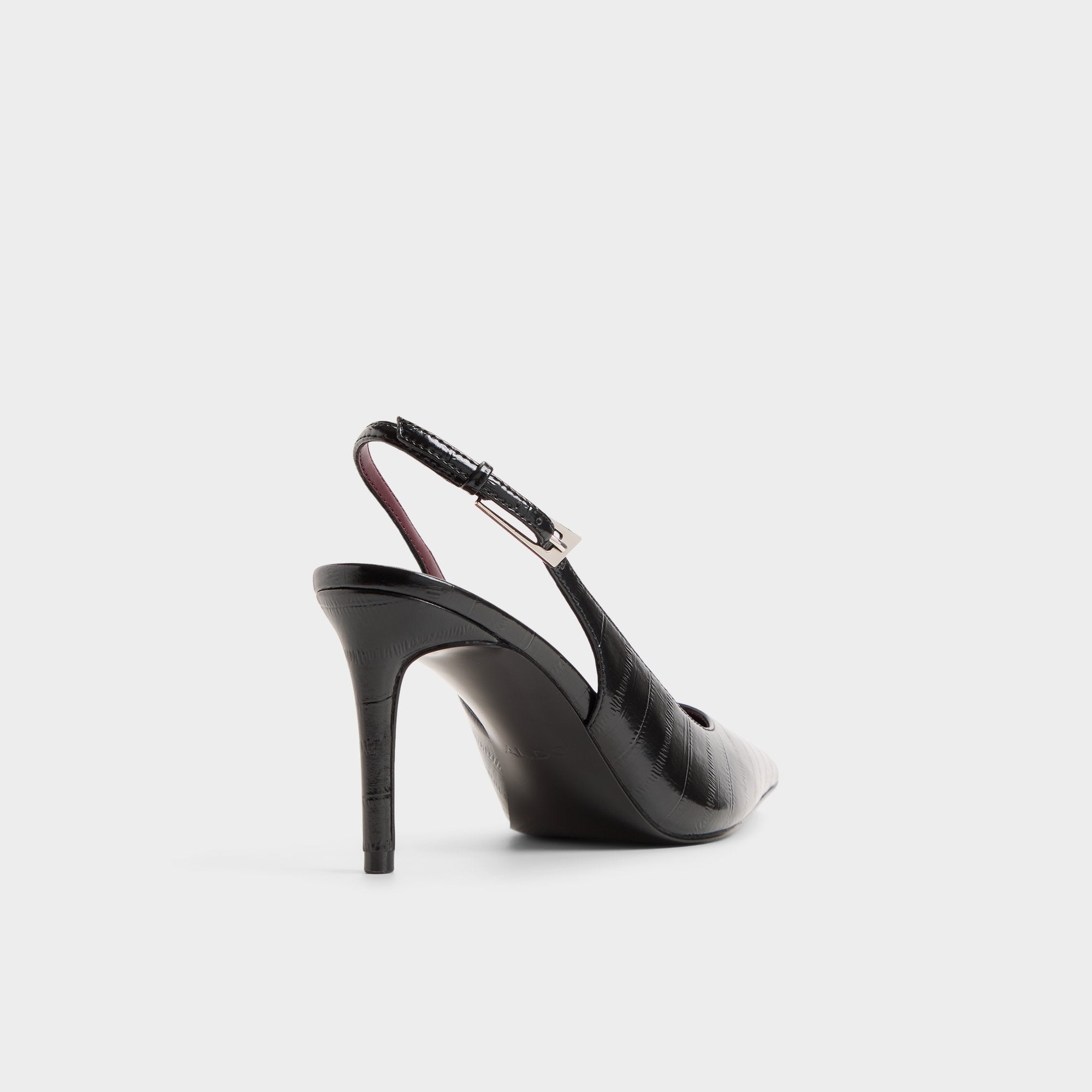 ALDO Syliaah escarpins slingback noirs croco
