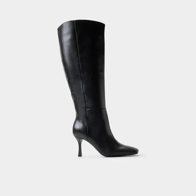 ALDO Purdie-WC bottes hautes noires talon