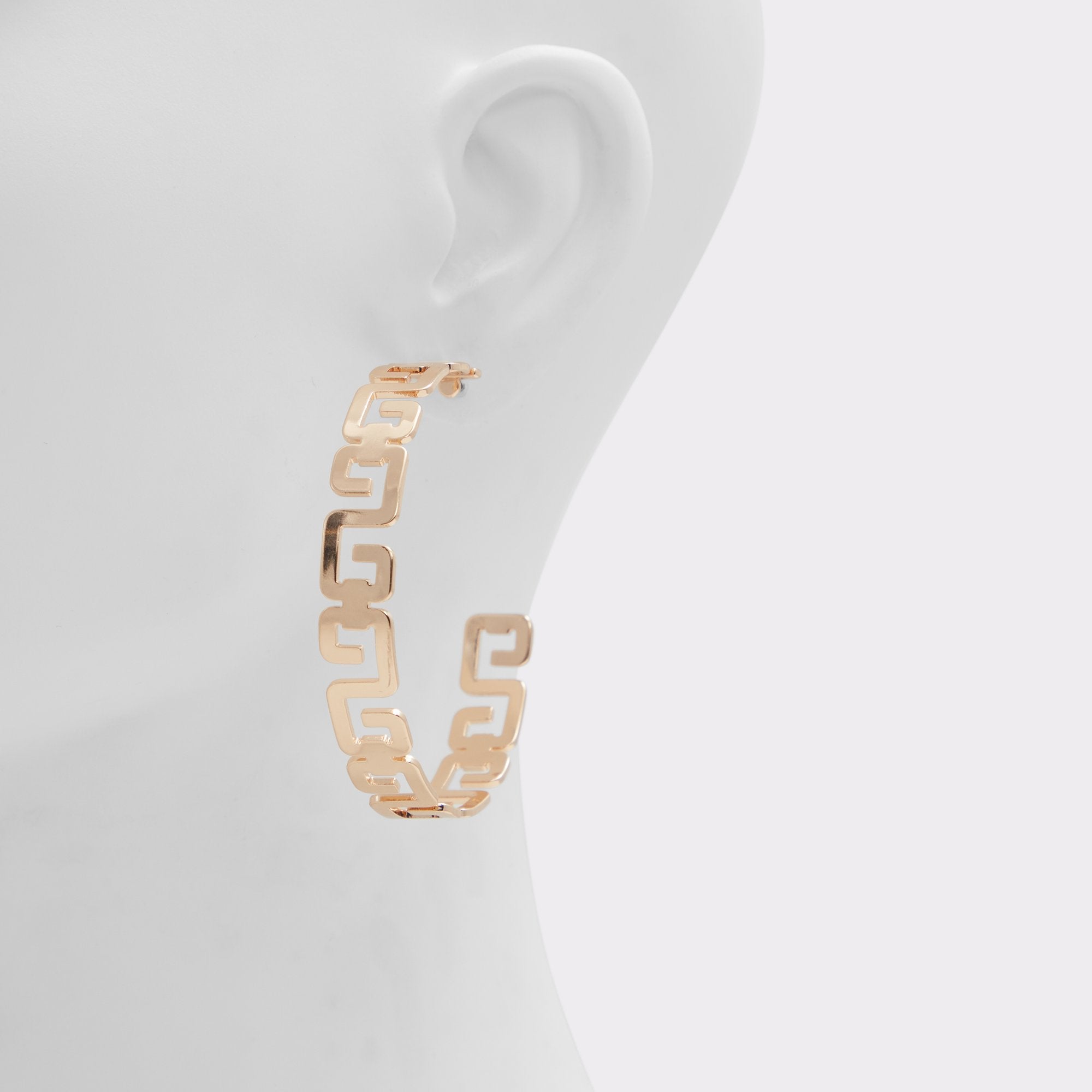 ALDO Lisson boucles oreilles créoles dorées