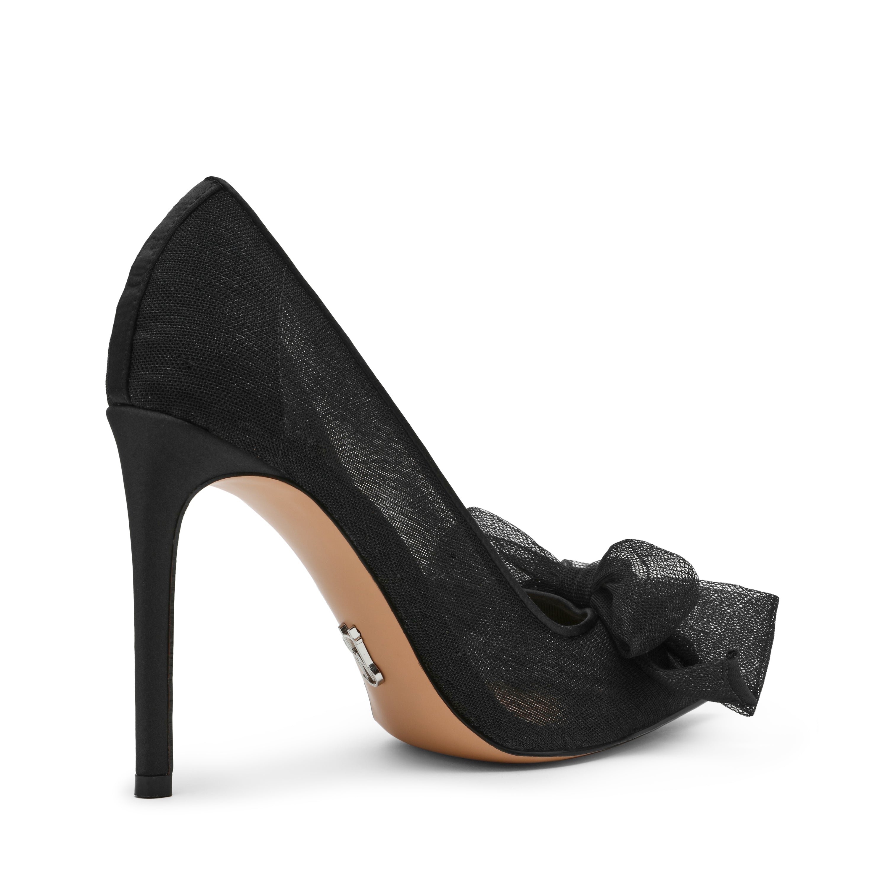 Steve Madden Taffy escarpin noir maille talon 11cm