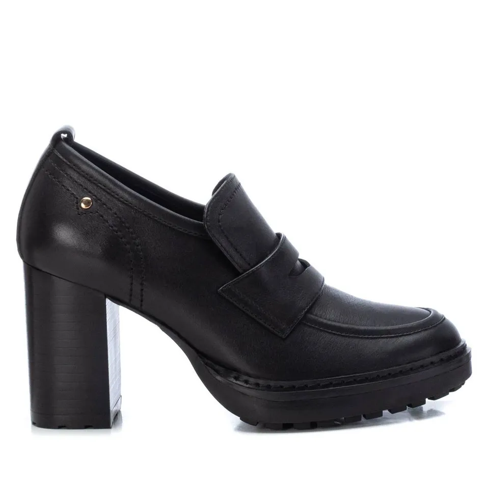 Carmela 16098301 mocassin cuir noir talon 7 cm