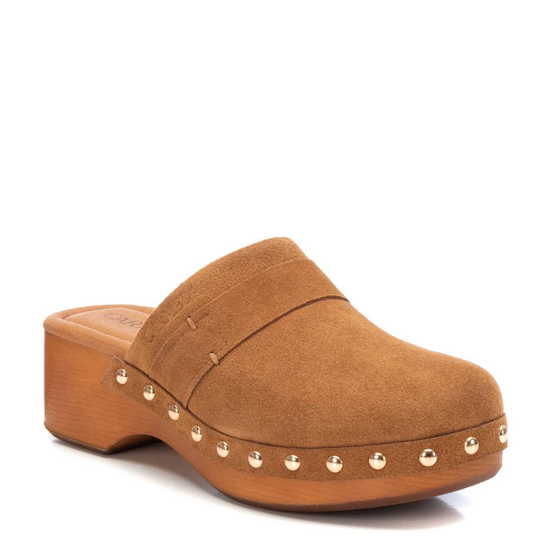 Carmela 16045207 sabot femme marron cuir 5 cm