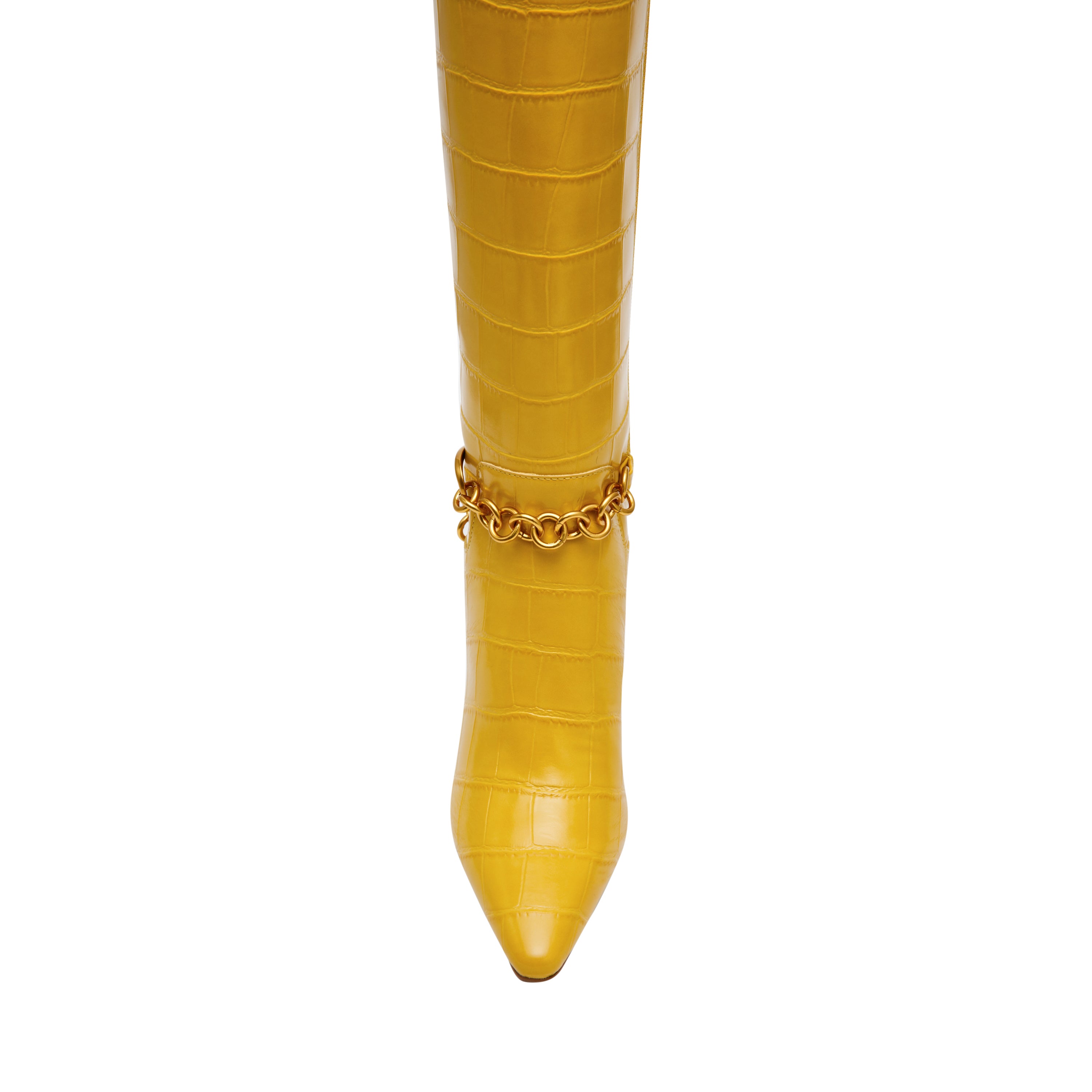 Steve Madden Skorcher Boot bottes jaune croco 8,5cm