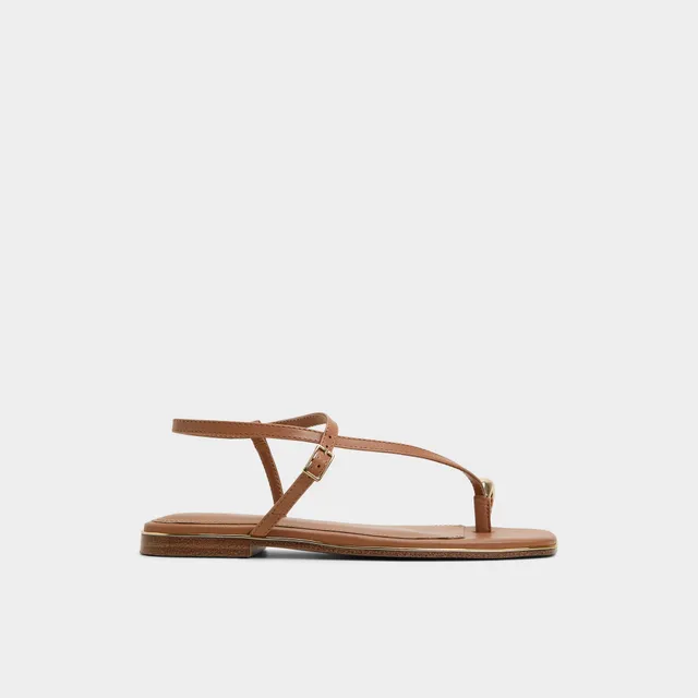 ALDO Jomalina sandales plates marron femme