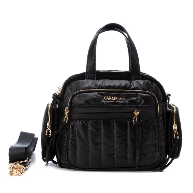 Carmela 18605601 sac bandoulière noir nylon 7 poches