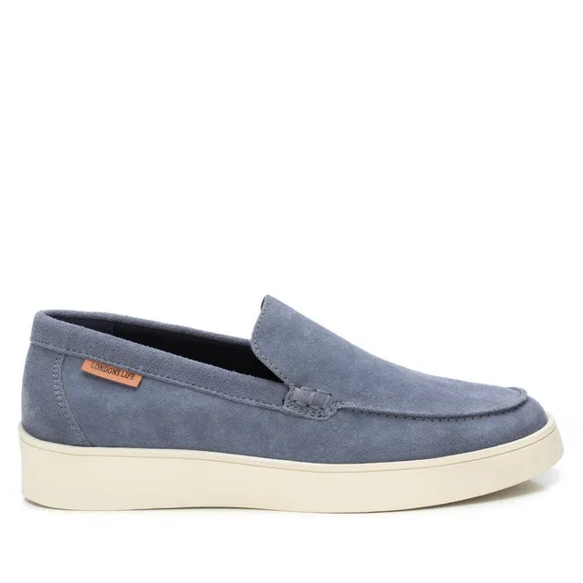 Carmela 16214303 mocassin homme bleu marine cuir suède