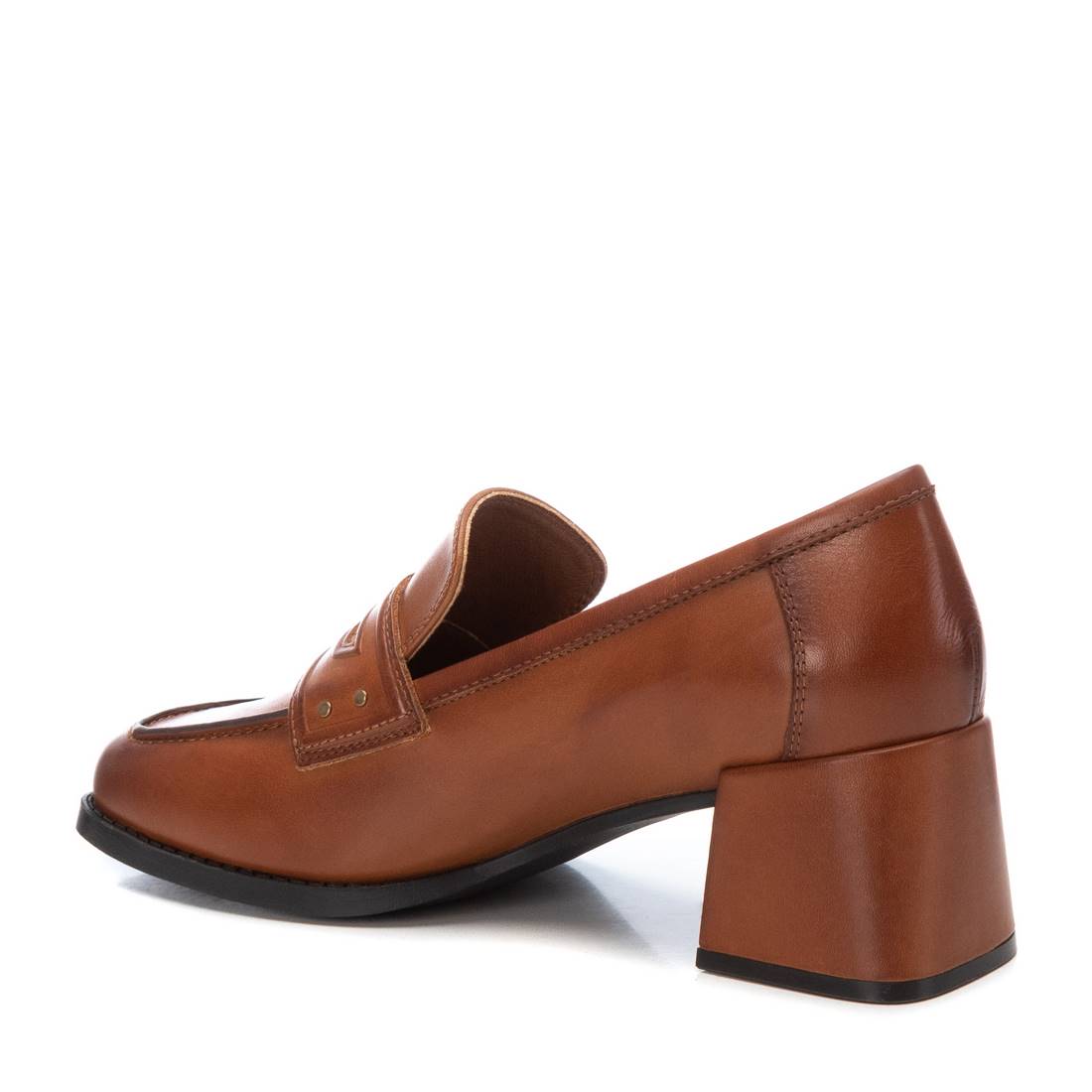 Carmela 16185302 mocassin cuir marron talon 5 cm