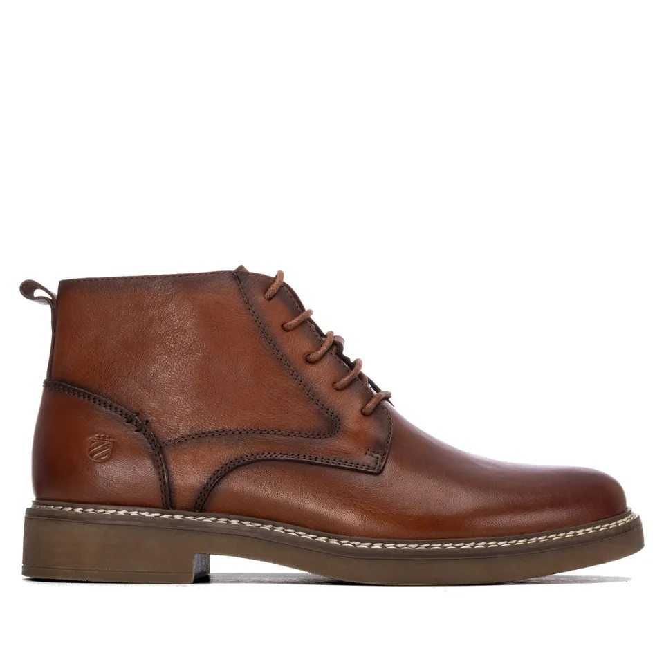 Carmela 16420201 bottines homme cuir camel