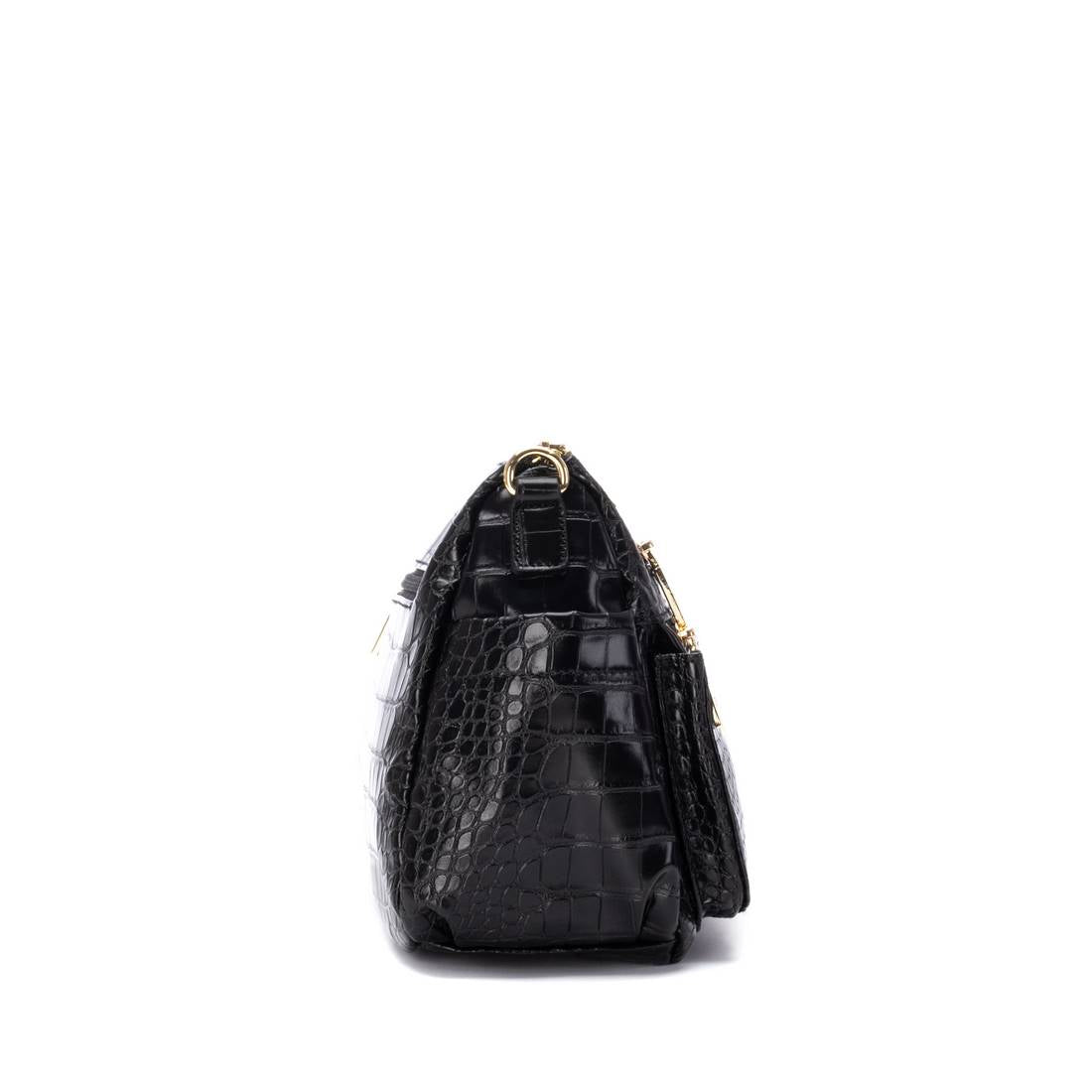 Carmela 18617105 sac bandoulière noir effet coco