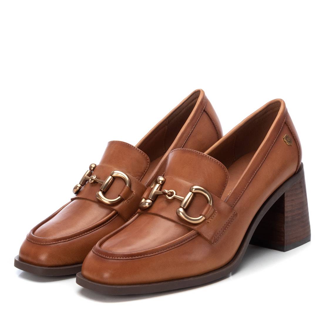 CARMELA 16112702 mocassin marron cuir talon 7 cm