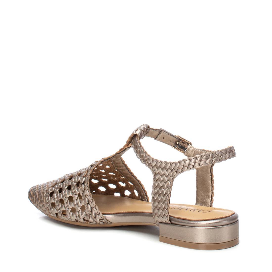 Carmela 16147402 ballerines cuir gris bride