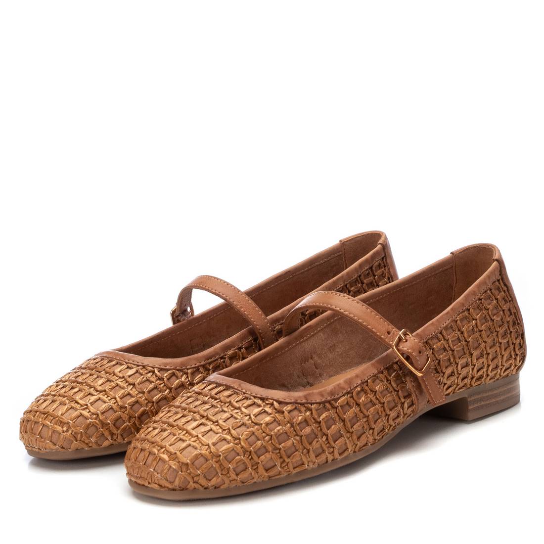 Carmela 16231701 ballerines ajourées camel bride