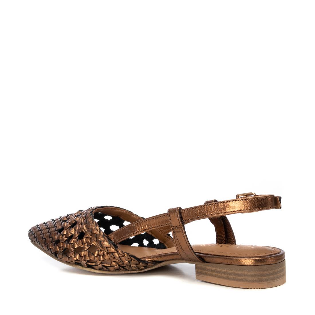 Carmela 16241202 ballerines bronze cuir bride cheville