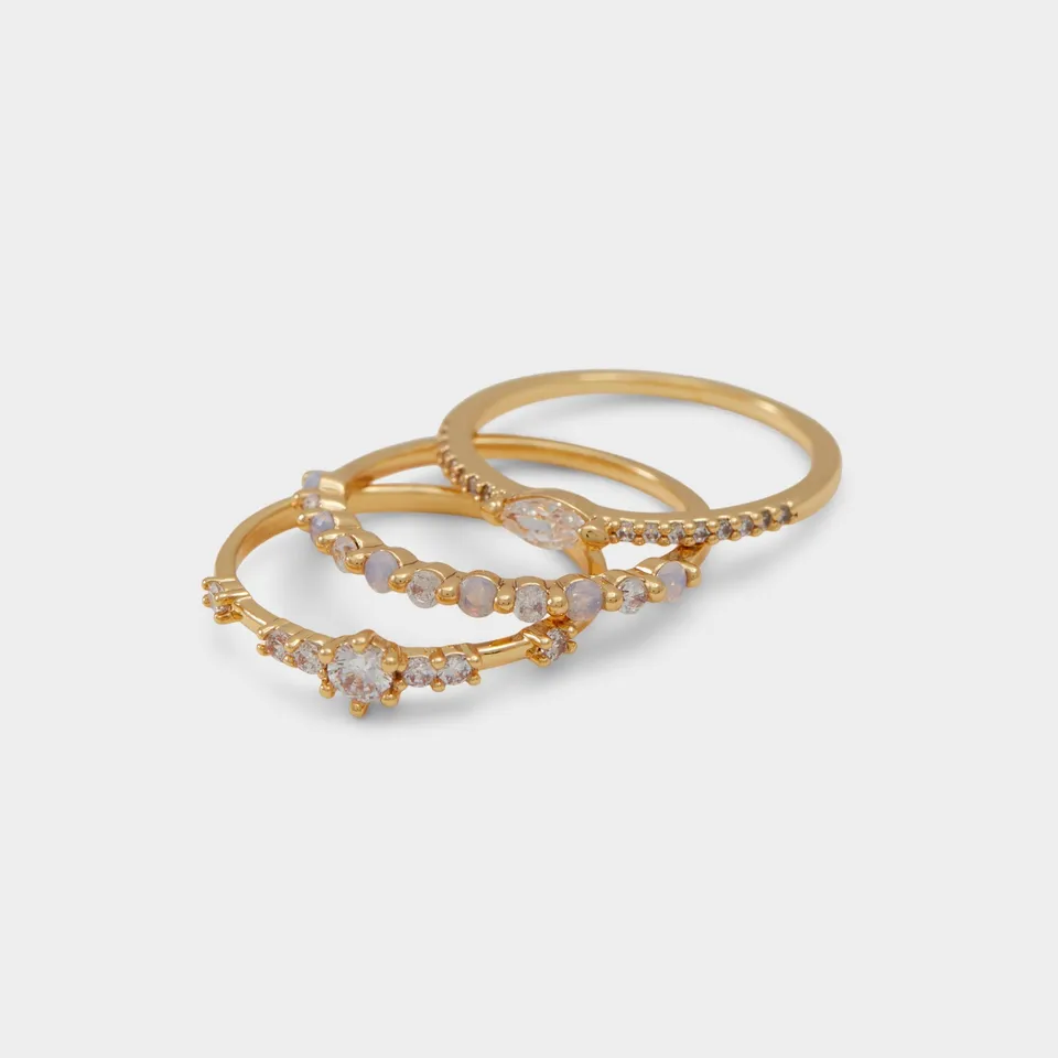 Aldo Marvellous bague femme empilable dorée
