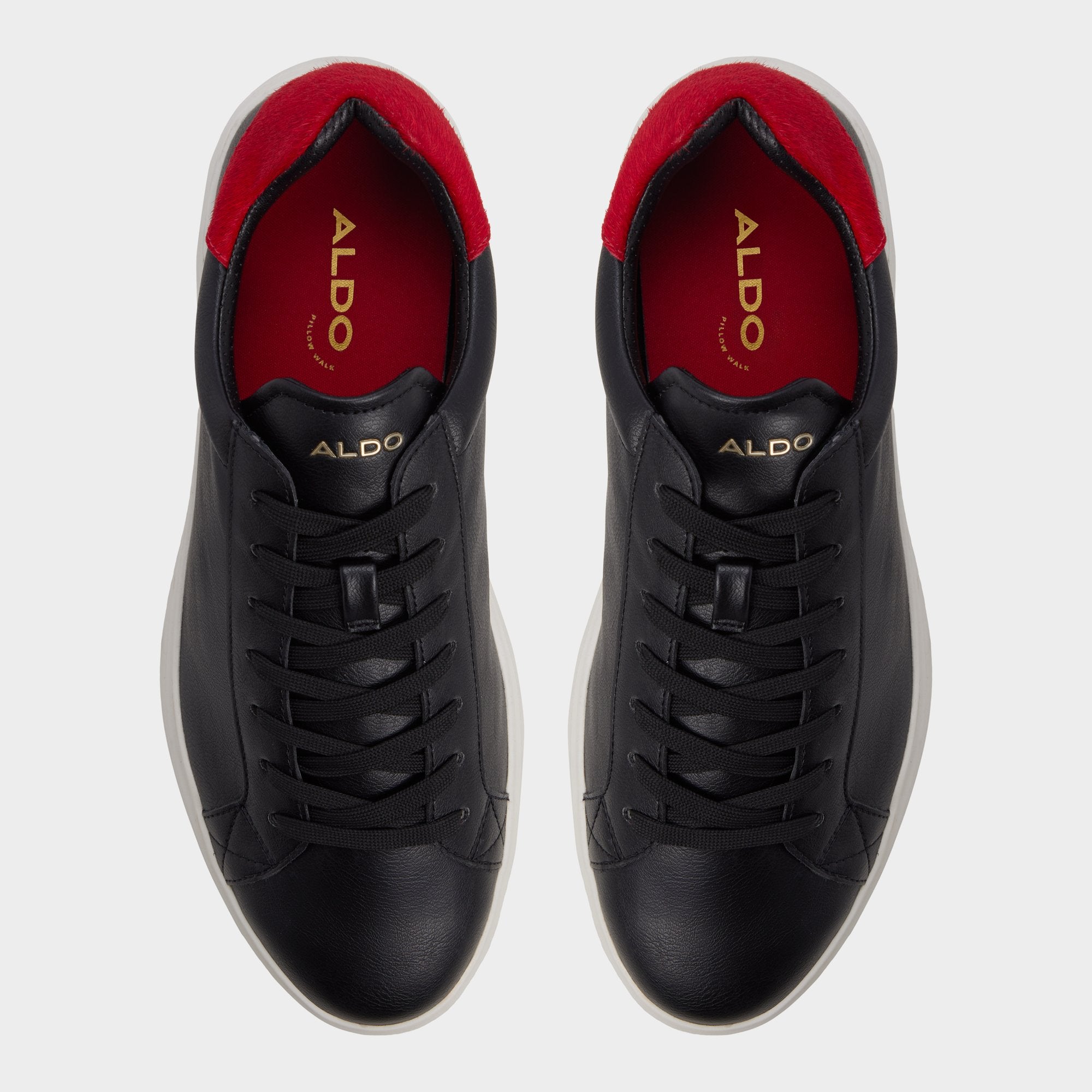 ALDO Rohan sneakers basses noires rouges