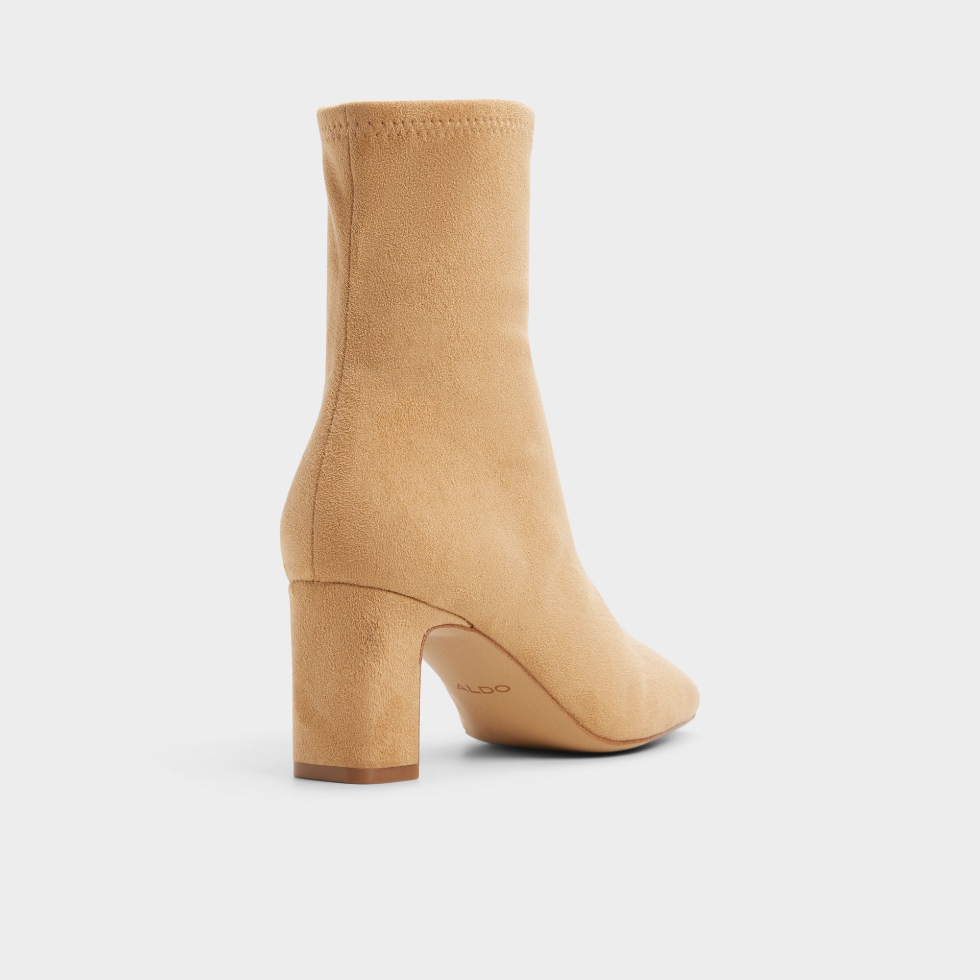 ALDO Kayia bottines beige suède talon bloc