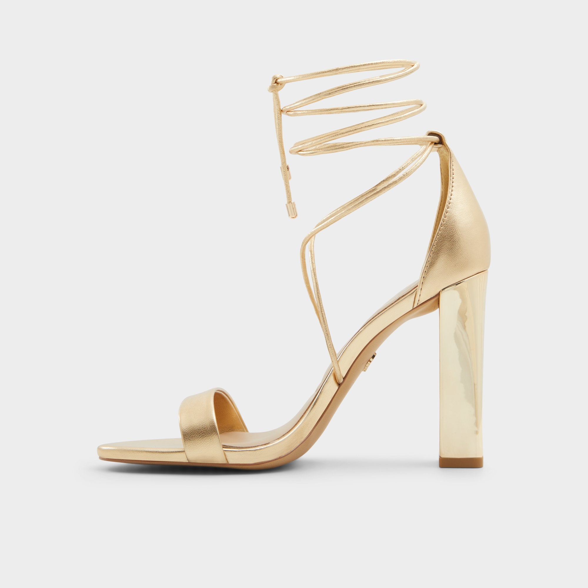 Aldo Winglette sandales à talons doré
