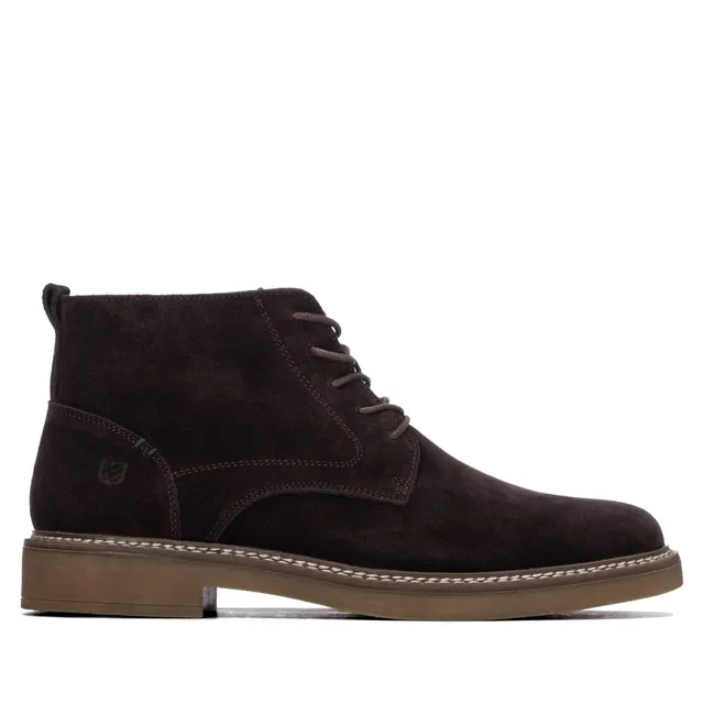Carmela 16420302 bottines homme cuir marron lacets