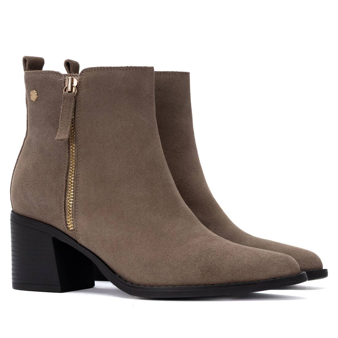 Carmela 164257 16425703 bottine taupe talon moyen