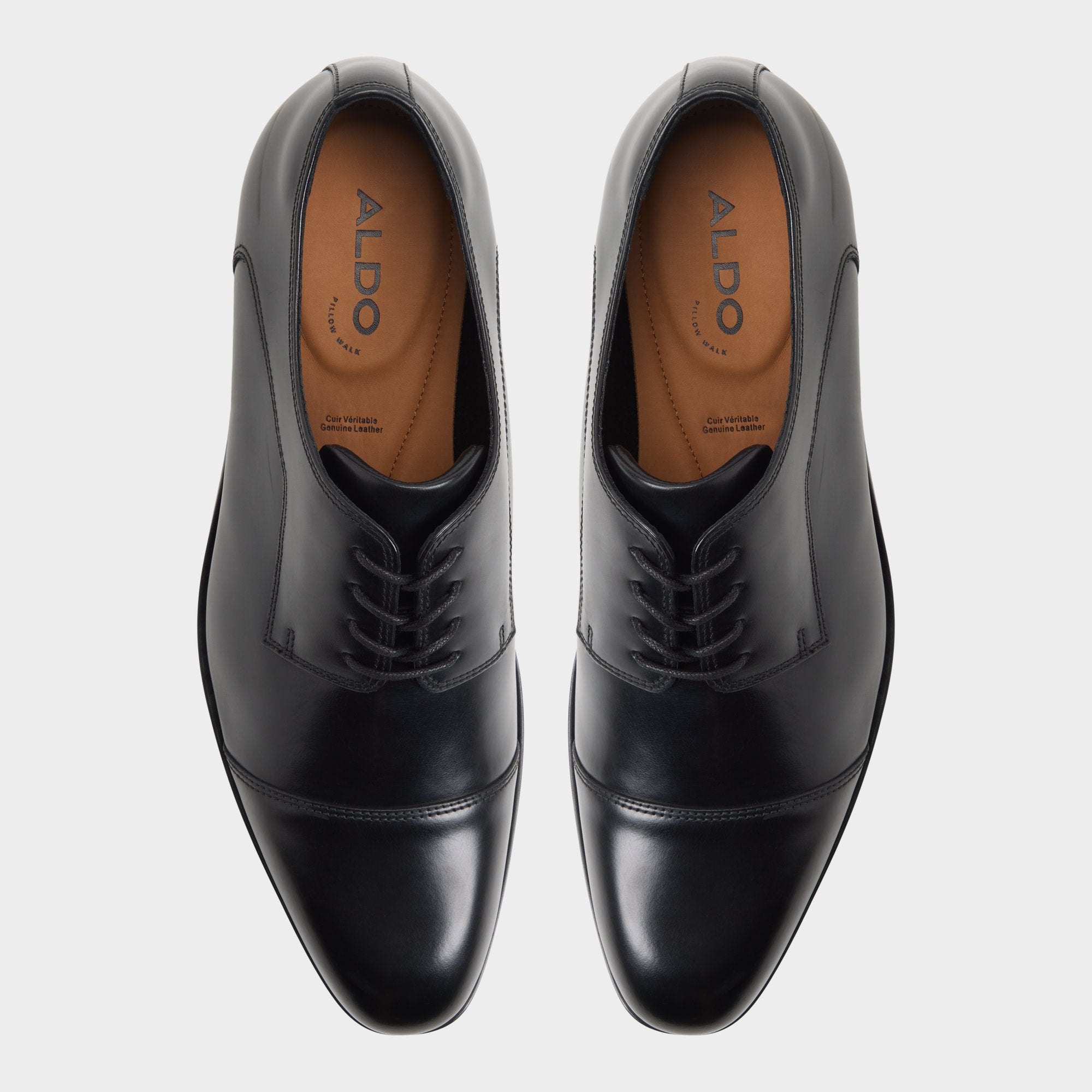 Aldo Alejandro derbies homme noires cuir