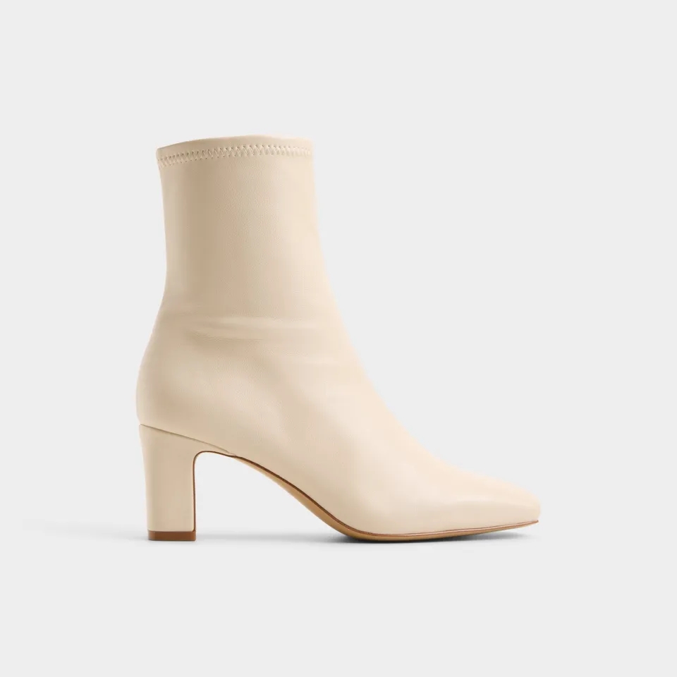 ALDO Kayia bottines crème talon bloc