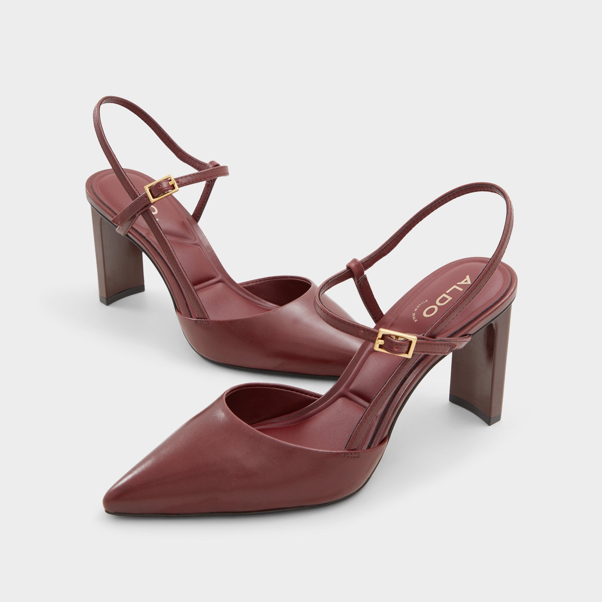 Aldo Darabriver escarpins slingback bordeaux