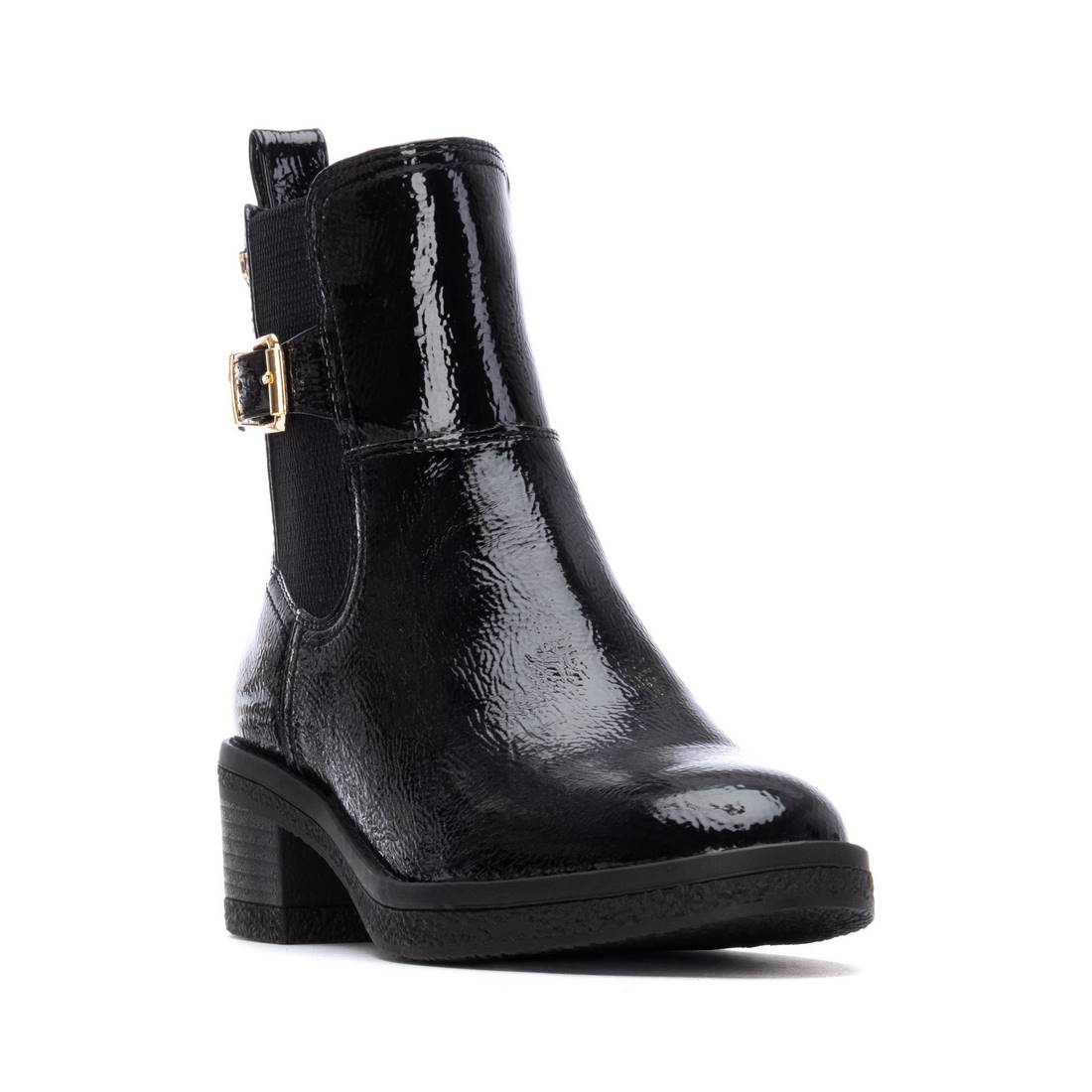 Carmela 16257903 bottine noire vernie talon