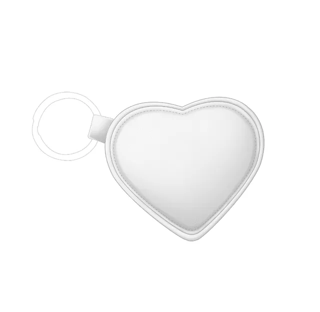 Dessine Moi Un Soulier porte-clés coeur cuir personnalisé